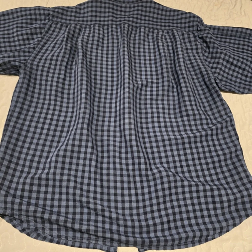 Tommy‎ Bahama Indigo Palms Men's Long Sleeve Button-Up Shirt Blue Size Large